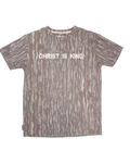 Camo Christ Is King Tee