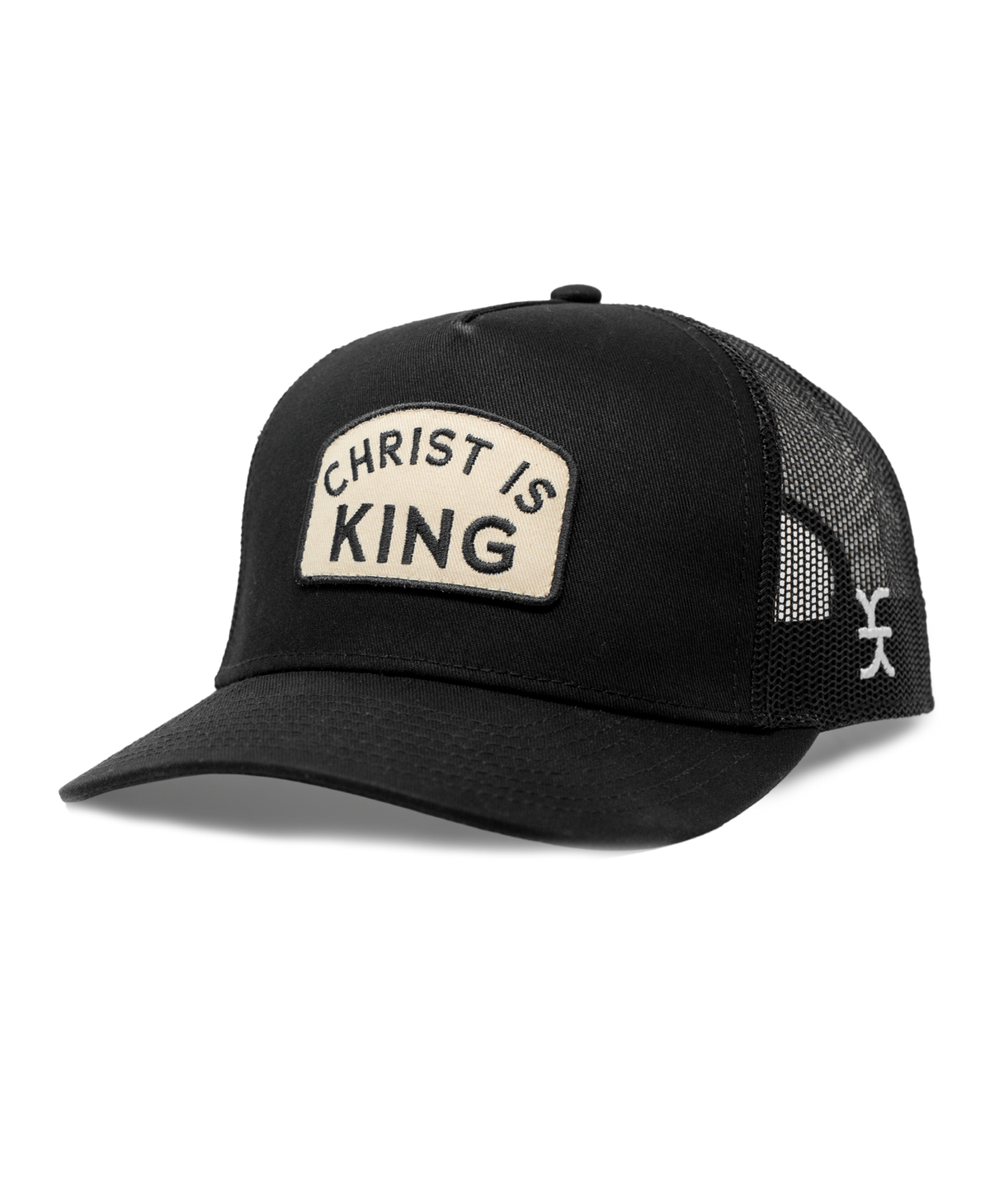 Mens Black Christ Is King Hat