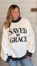 Saved By Grace Mock Neck Sweatshirt