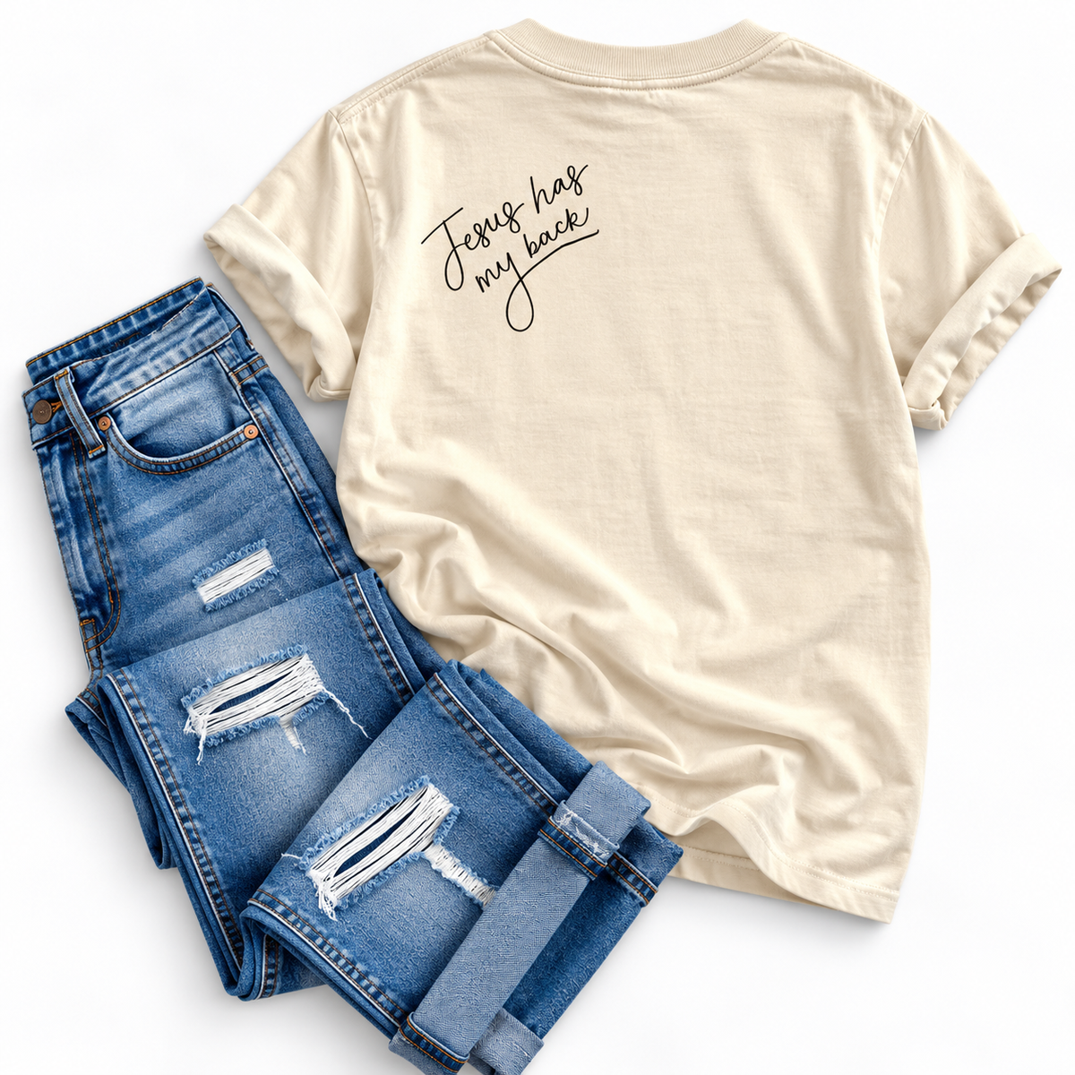 Jesus Has My Back Tee