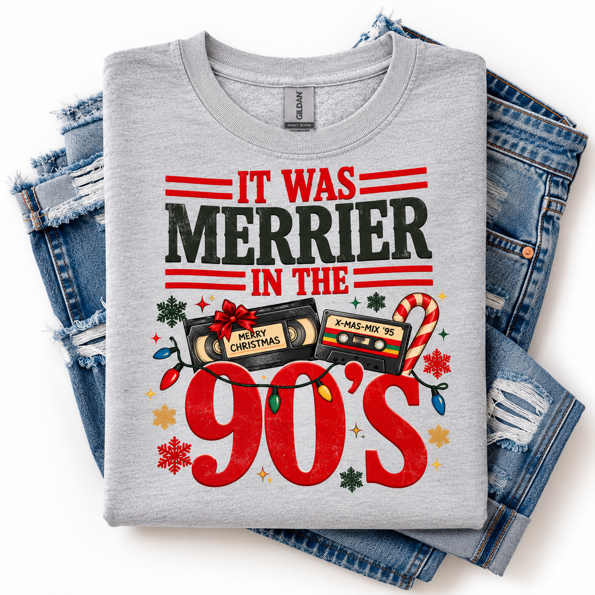 Merrier in the 90'S Crewneck