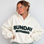 Sunday Morning Half-Zip Pullover Sweatshirt